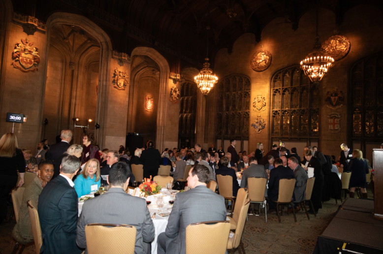 Attendees mingle at Conversations Before Midnight 2024.